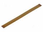 FFC tape | Cores: 25 | Tape ph: 0.3mm | L: 102mm | 50V