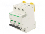 Circuit breaker | 230/400VAC | 100&divide;144VDC | Inom: 16A | Poles: 3 | 15kA
