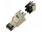 Connector: RJ45 | plug | PIN: 8 | Cat: 6a | shielded | 8p8c | 26AWG&divide;22AWG