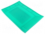 Soldering mat | 297x210mm | silicone | Resistance to: temperature