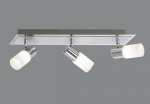 Trio Clapton LED spotlight 3-pc chrome gaismeklis 821410305 4017807220902