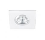 Trio Zagros LED recessed spotlight IP65 matt white square gaismeklis 650610131 4017807376890