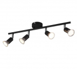 Trio Paris spotlight 4-pc GU10 matt black gaismeklis R80914032 4017807505153
