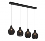 Trio-Lighting Sprout  4-pc E14 black piekaramā lampa