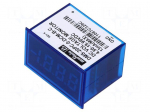 Voltmeter | digital,mounting | 4.5&divide;19.99V | on panel | LED | 3,5 digit