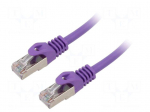 Patch cord | S/FTP | Cat: 6a | RJ45 plug,both sides | stranded | Cu | 10m