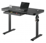 Adjustable Height Table Up Up Balder II Black