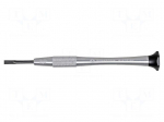 Screwdriver: precision | slot | 3x0.5mm | Blade length: 22mm