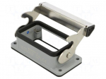 Enclosure for connectors: HDC | size 3 | with latch | straight