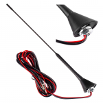 Auto- ja mootorrattatooted, elektroonika, navigatsioon, CB raadio // Car Radio and TV antennas and accessories // Antena samochodowa 40 cm ze wzmacniaczem ant08 amio-01511