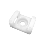 Elektrimaterjalid // Elektrimaterjalide v&auml;ljam&uuml;&uuml;k | Madalate hindade kampaaniad // Uchwyt opaski kablowej, siodełkowy, przykręcany, 22x16 mm, otw&oacute;r montażowy 6,8mm, biały, 100 sztuk
