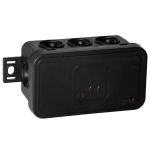 Uued tooted // Puszka n/t CLICK, IP54, 8 przepust&oacute;w, 80x45x41mm, czarna, 100 szt.