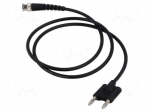 Test lead | 60VDC | 30VAC | 3A | BNC plug,banana plug double 4mm