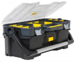 Stanley 1-97-514 small parts/tool box Black, Transparent