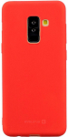 Back panel cover Evelatus Samsung Galaxy A6 Plus 2018 Nano Silicone Case Soft Touch TPU Red