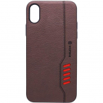 Back panel cover Evelatus Apple iPhone X Shooter Brown