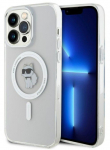 Back panel cover Karl Lagerfeld Apple iPhone 15 Pro Max IML Choupette MagSafe Case Transparent