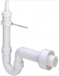Siphon for washing machine, H-drain D50