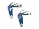 Try square | Kind: welding | magnetic | 9kg | L | 2pcs.