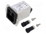 Connector: AC supply | socket | male | 2A | 250VAC | C14 (E) | 5707