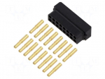 Connector: wire-wire/PCB | plug | female | PIN: 16 | Datamate L-Tek | 3A