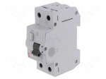 RCBO breaker | Inom: 6A | Ires: 500mA | Poles: 2 | 230/400VAC | IP20 | KZS