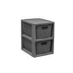 Furniture sections and sets // Kontorim&ouml;&ouml;bel // Regał z 2 koszykami BranQ antracyt