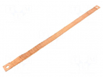 Braids | earthing tape | W: 25mm | 35mm2 | &Oslash;1: 11mm | &Oslash;2: 11mm | 195A | ST