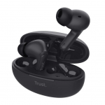 Wired headphones Trust  HEADSET EARBUDS YAVI BT ENC/BLACK 25296