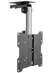 Techly ICA-CPLB-222 TV mount/stand 94 cm (37") Black, Silver