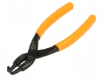 Pliers | for circlip | internal | 12&divide;25mm | Pliers len: 130mm | angular