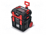 Chest | tool case | with wheels | black | polymer | C BLOCK | 25kg