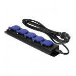 Elektrimaterjalid | Kaablid, Jaotuss&uuml;steemid ja T&ouml;&ouml;riistad // Elektri laiendid, Pikendusjuhtmete, hajutuste ja UK ja USA adapterite komplekt // Przedłużacz warsztatowy bryzgoszczelny IP44, 5 gniazda 2P+Z IP44, przew&oacute;d gumowy, H05RR-F 3x1,5mm?, długość 5m