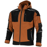 Jalan&otilde;ud, t&ouml;&ouml;riided | Isikukaitsevahendid // T&ouml;&ouml;-, kaitse-, k&otilde;rgn&auml;htavusega riided // Bluza stretch brązowo-czarna, "2xl", ce, lahti
