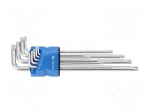 Wrench: Torx&reg;-set | alloy steel | long | 9pcs.