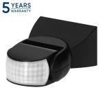 Uued tooted // Czujnik ruchu 180&deg; 2 sensory, IP65, 1200W, czarny, TUYA Smart Wi-Fi