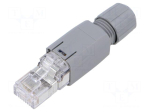 Connector: RJ45 | plug | PIN: 8 | Cat 5e | shielded | 8p8c | 4.5&divide;8mm | male