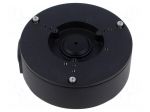 Junction box | &Oslash;124x41mm | IP66 | black | aluminium | -40&divide;60&deg;C