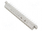 Connector: DIN 41612 | socket | female | PIN: 32 | straight | THT | Type: D