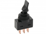 Elektrimaterjalid // L&uuml;litid elektroonikale // 6670#                Przełącznik asw-14d hebelkowy 12v czarny