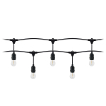 Uued tooted // Girlanda oświetleniowa - 1 sznur 10 m (10 opraw) + 10 żar&oacute;wek LED 1W E27, 3000K + 1 żar&oacute;wka gratis