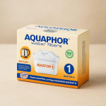 Water Filter Cartridge Aquaphor MAXFOR+ H (model 501750) for pitchers &mdash; reduces hardness, chlorine, heavy metals, pesticides