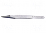 Tweezers | replaceable tips | Blade tip shape: rounded | ESD
