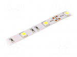 LED tape | white cold | 5050 | 12V | LED/m: 30 | W: 14.36mm | 120&deg; | IP20