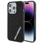 Back panel cover Karl Lagerfeld Apple iPhone 15 Pro Max HC 3D MULTI LOGO Black