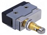 Microswitch SNAP ACTION | with longitudinal roller | SPDT | Pos: 2