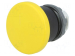Switch: push-button | Stabl.pos: 1 | 22mm | yellow | Illumin: none | IP66