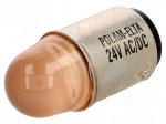 LED lamp | orange | BA15D | 24VDC | 24VAC