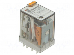 Relay: electromagnetic | 4PDT | 120VAC | Icontacts max: 7A | 7A/250VAC
