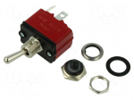 Switch: toggle | Pos: 2 | SPST | OFF-ON | 12A/28VDC | 3600NF | -40&divide;85&deg;C